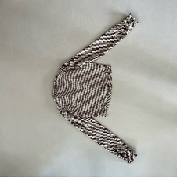 ZARA Houndstooth Crop Top - Picture 12 of 15